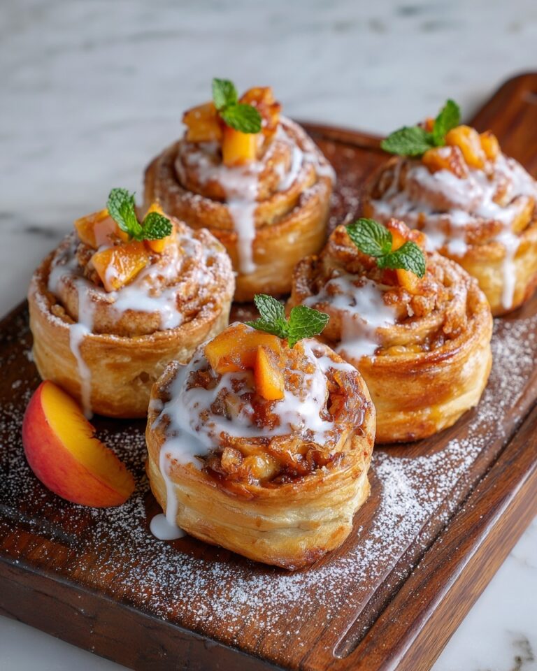 Peachy Cinnamon Rolls Recipe