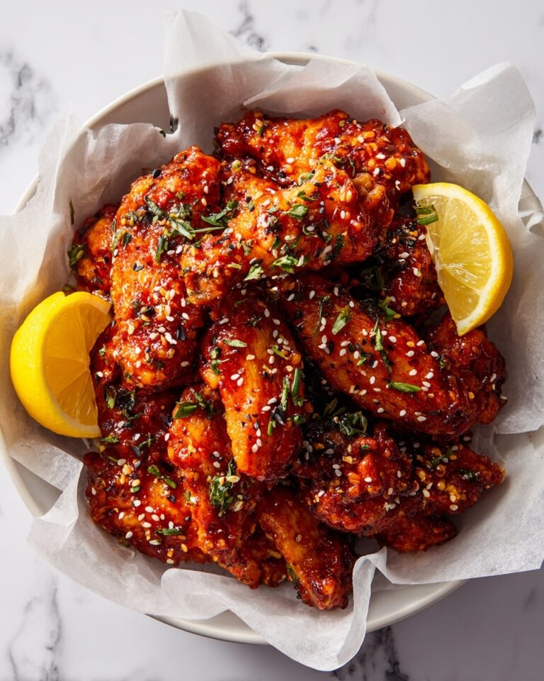 Honey Lemon Pepper Wings Recipe