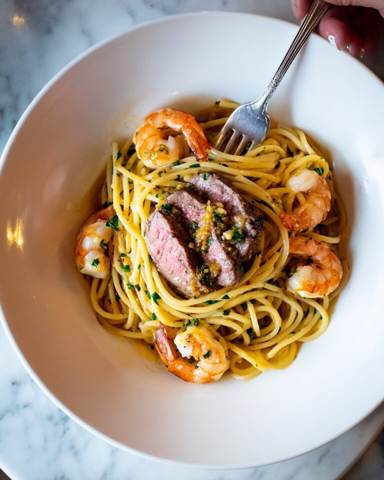 Steak and Shrimp Scampi Recipe