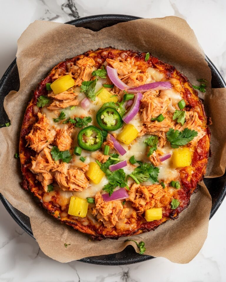 Pineapple Jalapeño BBQ Chicken Pizza Recipe