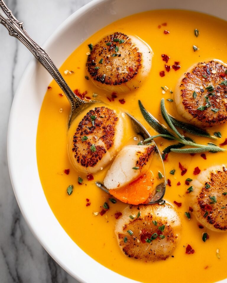 Spicy Coconut Curry Scallops Recipe