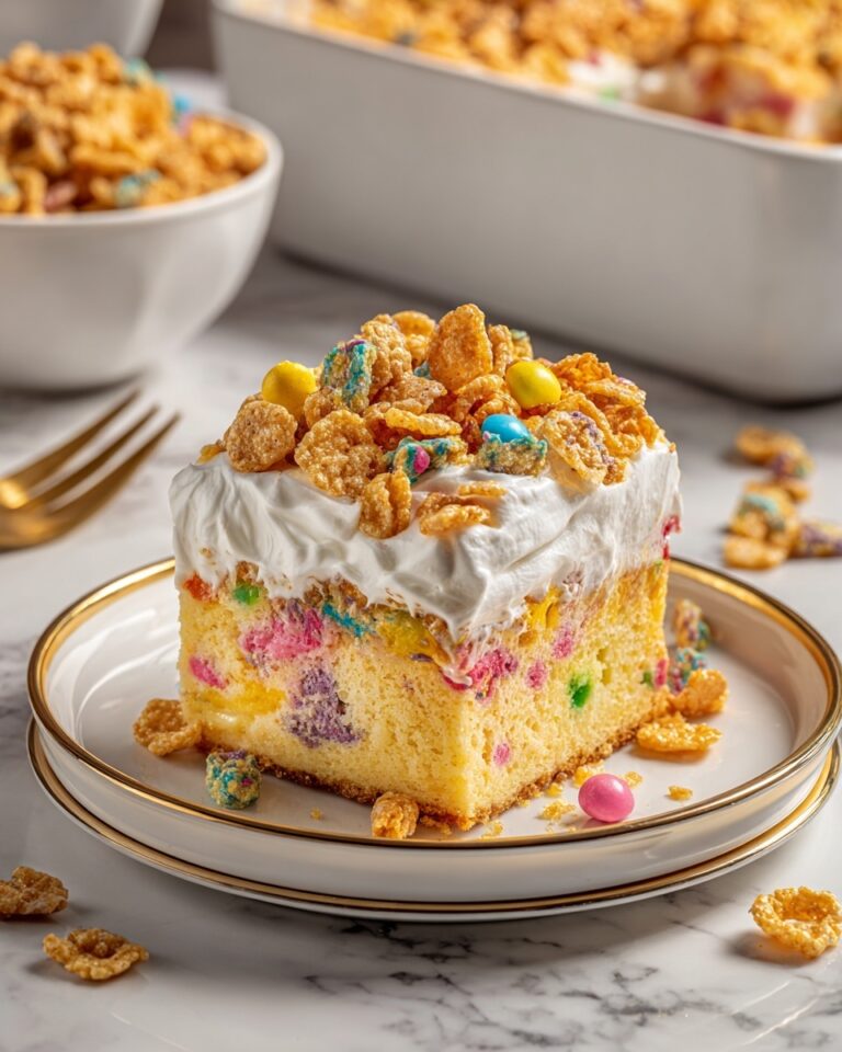 Cereal Milk Poke Cake Recipe