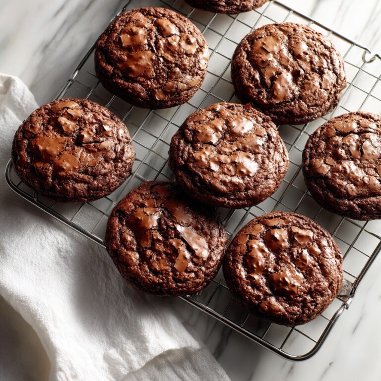 Fudgy Flourless Chocolate Cake Cookies Recipe