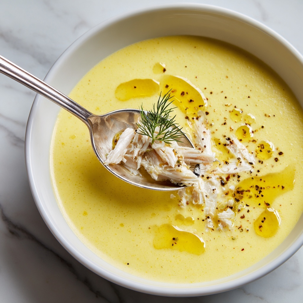 Easy Avgolemono Soup Recipe - Recipe Image