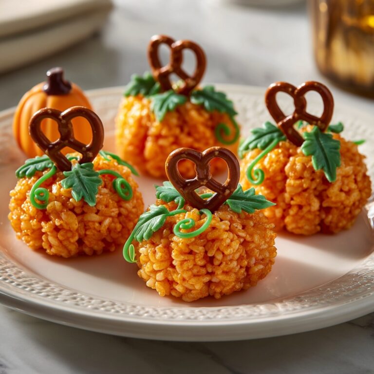 Pumpkin Rice Krispie Treats Recipe