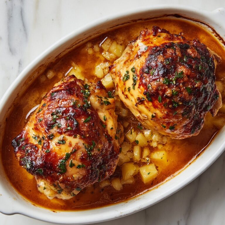 French Onion Stuffed Chicken Recipe