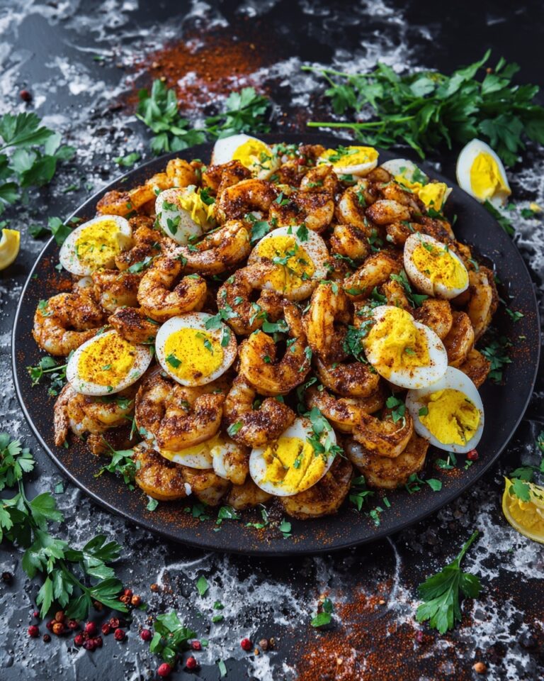 Cajun Shrimp Deviled Eggs Recipe