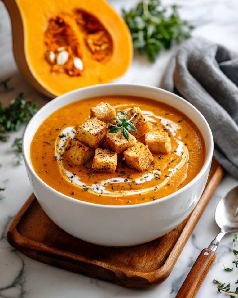 Roasted Butternut Squash Soup Recipe