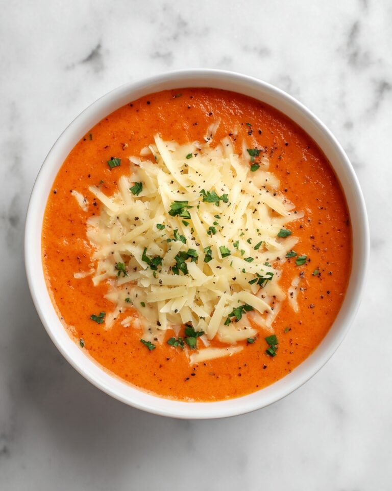 Tomato Basil Parmesan Soup Recipe