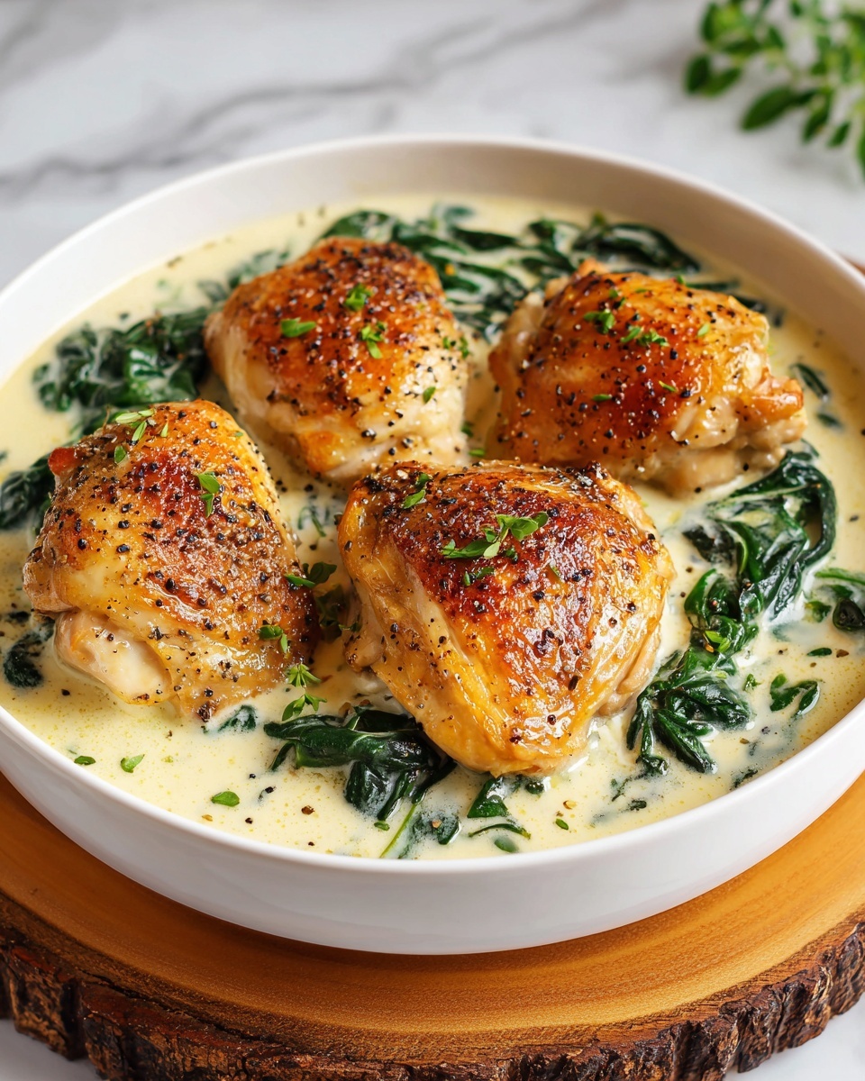 Creamy Chicken and Spinach Casserole Recipe - Recipe Image