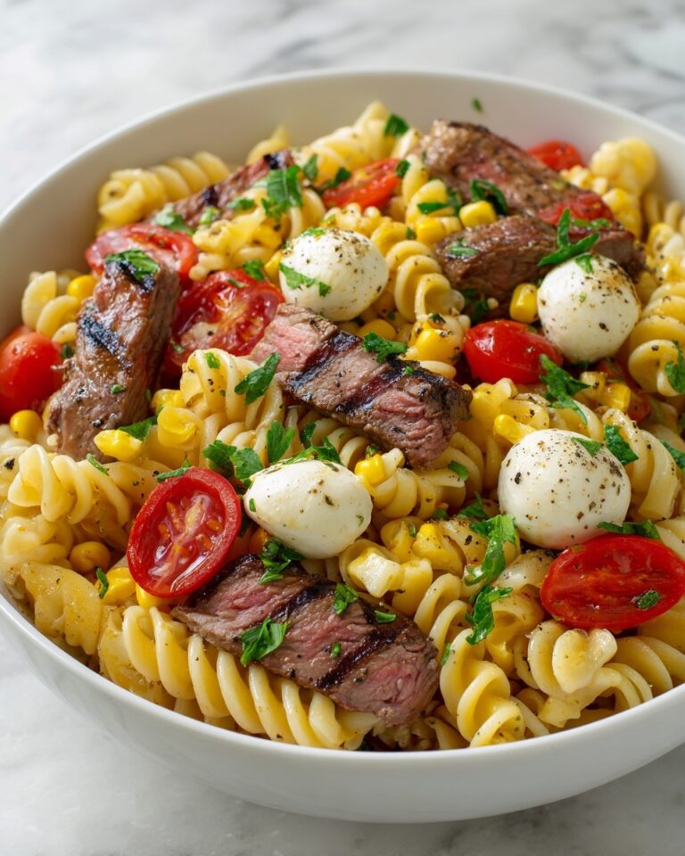 Chimichurri Steak Pasta Salad Recipe