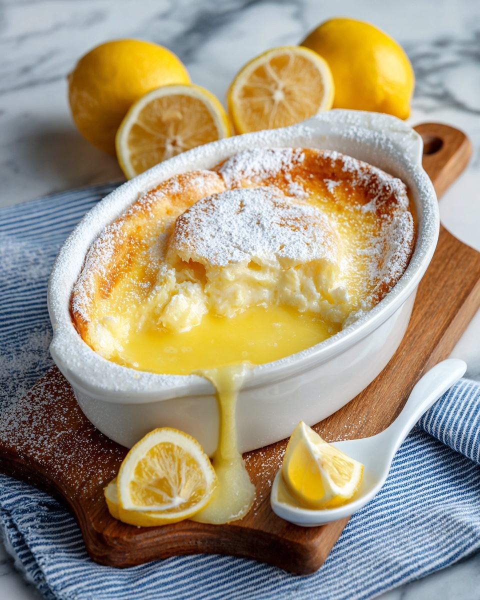 Magic Lemon Cobbler Recipe - Recipe Image
