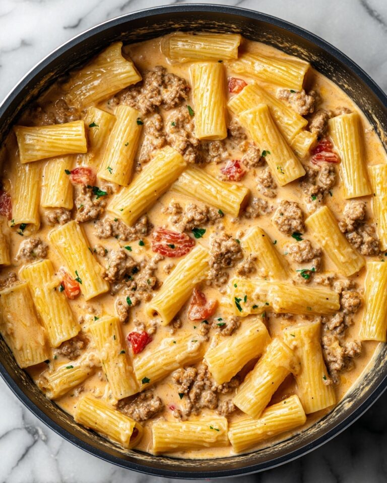 Rotel Pasta with Cheese and Ground Meat Recipe