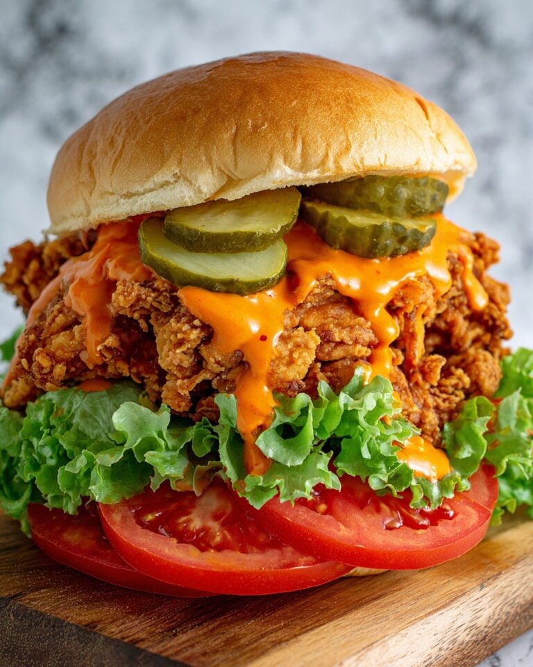 Spicy Crispy Chicken Burger Recipe