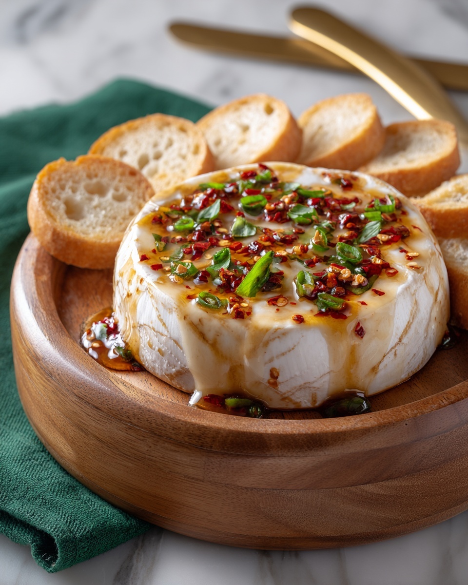 Garlic Butter Baked Brie Recipe - Recipe Image