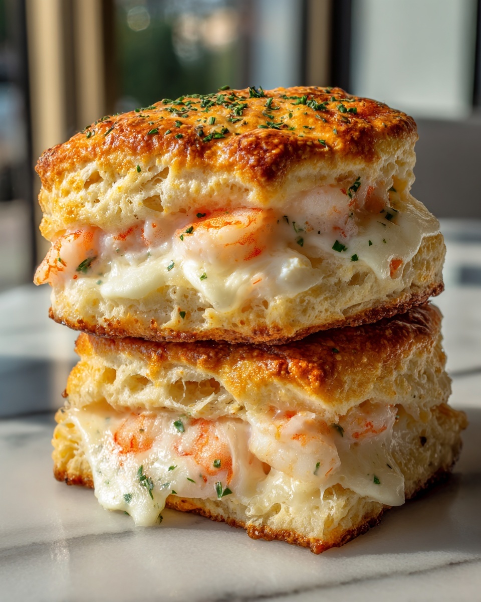 Shrimp and Crab Nacho Biscuit Melts Recipe - Recipe Image