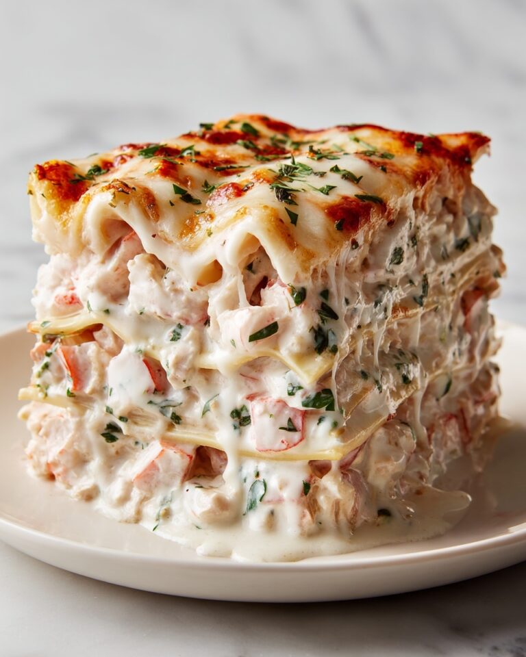 Shrimp Lasagna with White Sauce and Cheese Recipe