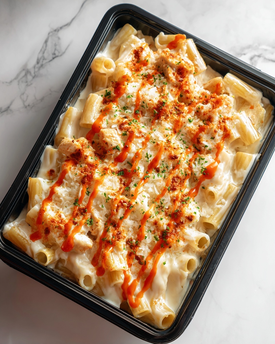 Smoked Buffalo Chicken Pasta Recipe - Recipe Image