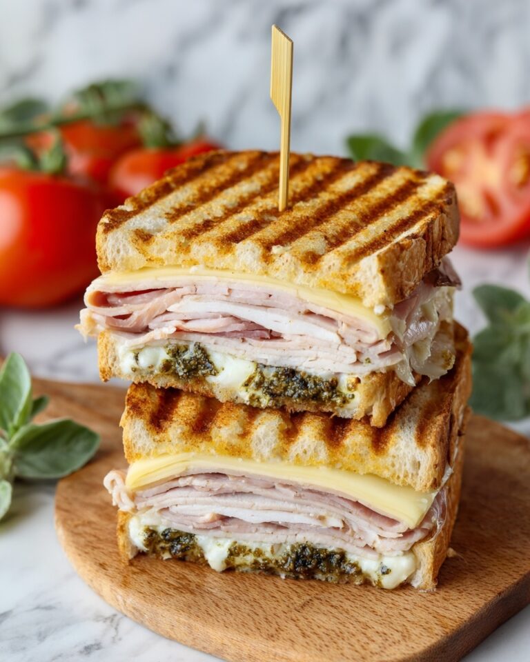 Easy Turkey Basil Pesto Panini Recipe