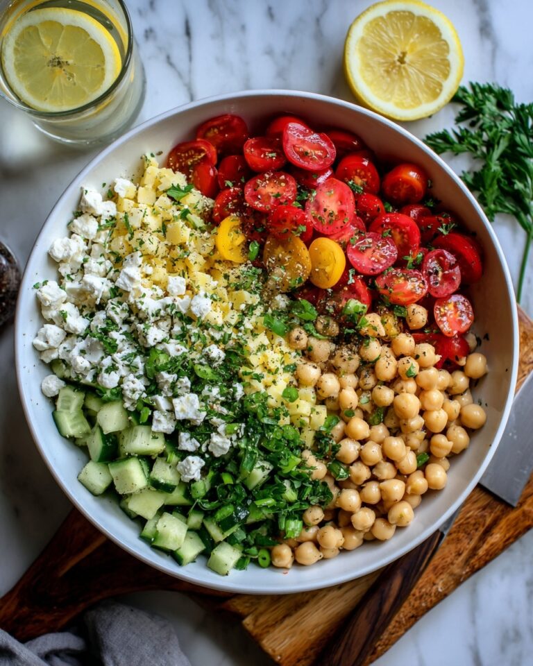 Chickpea Cucumber Feta Salad Recipe
