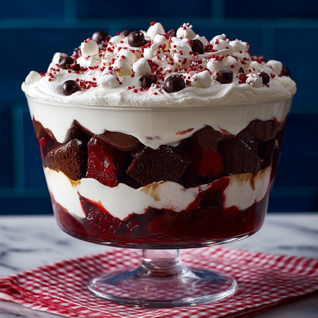Red Velvet Trifle Recipe - Recipe Image