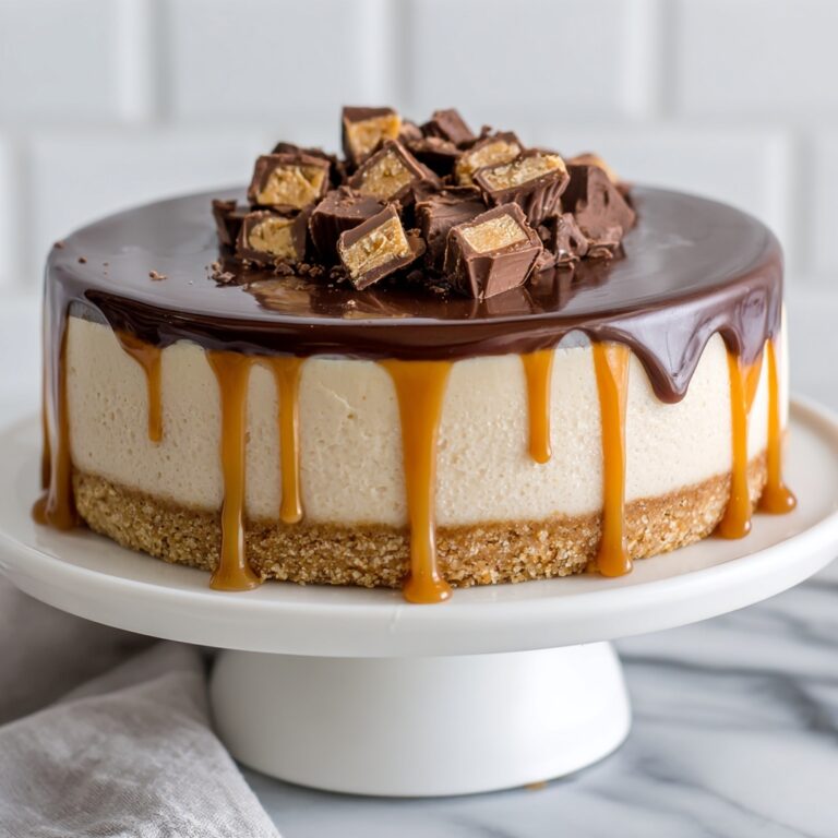 No Bake Twix Cheesecake Recipe
