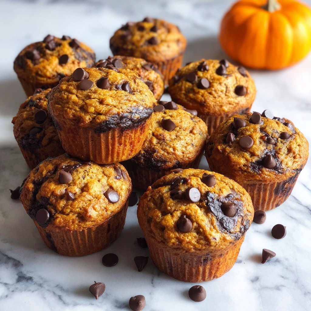 Pumpkin Chocolate Chip Muffins Recipe - Recipe Image