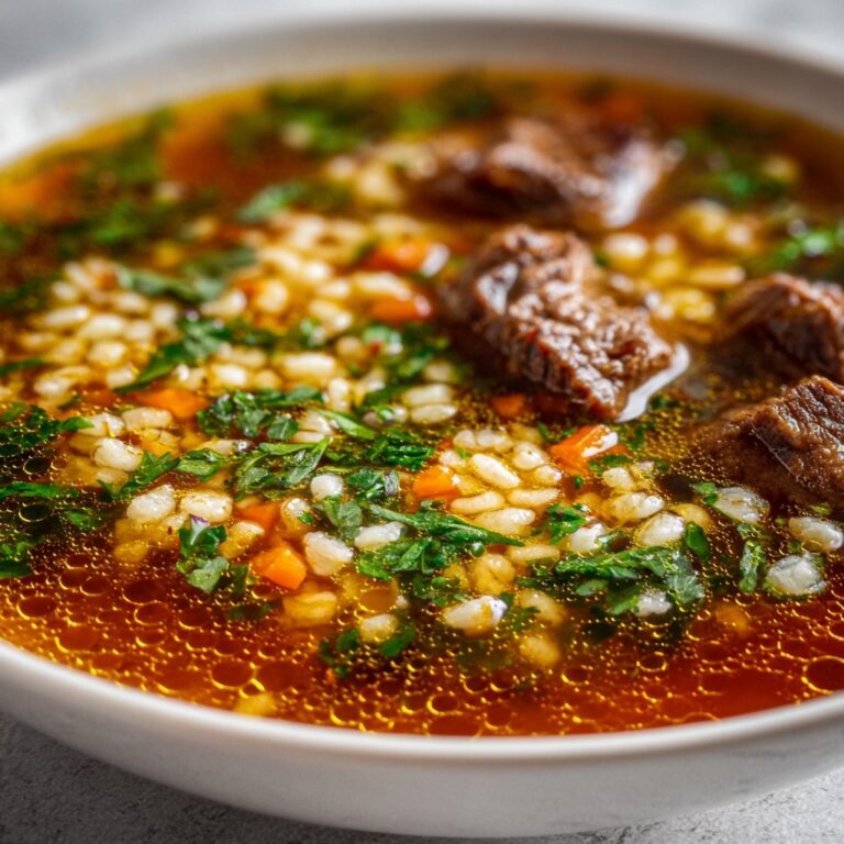 Slow Cooker Beef and Barley Soup Recipe