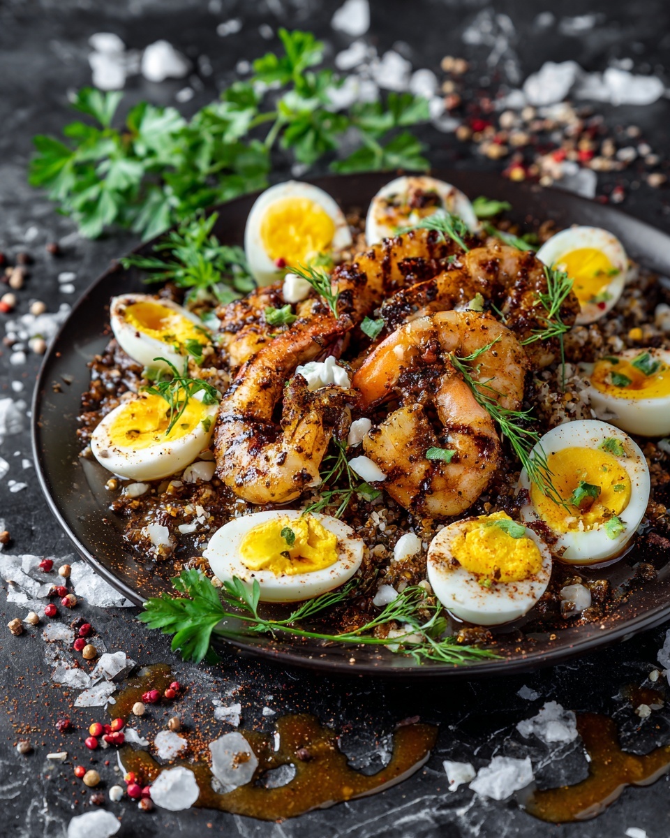 Cajun Shrimp Deviled Eggs Recipe - Recipe Image