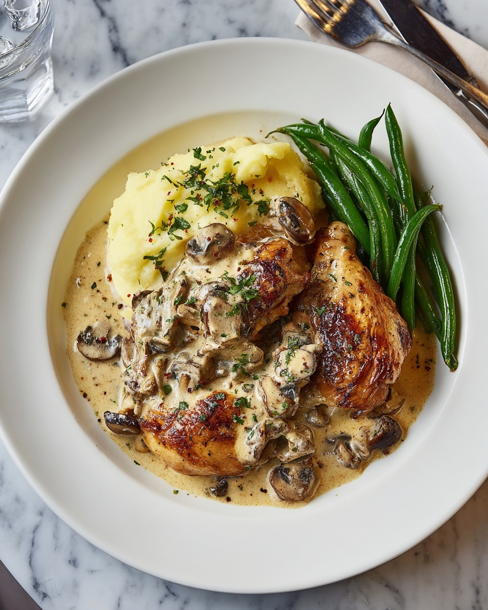 Creamy Garlic Chicken Recipe - Recipe Image