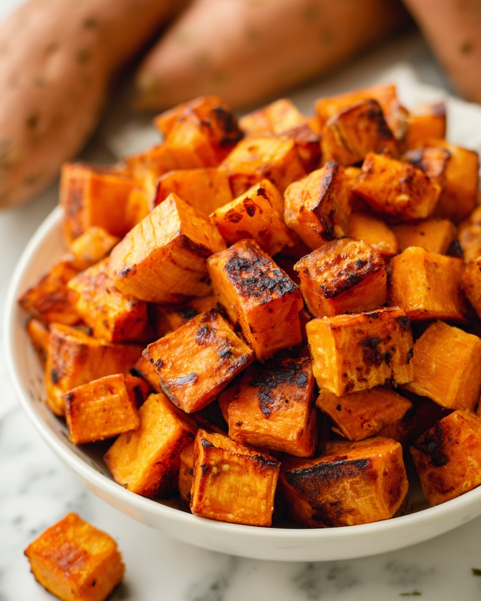 Crispy Roasted Sweet Potatoes Recipe - Recipe Image