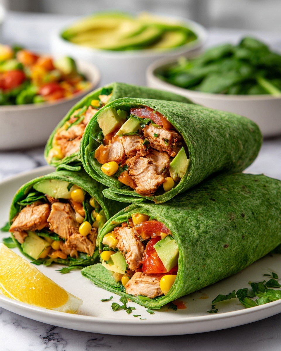Grilled Chicken Wraps with Avocado Recipe - Recipe Image