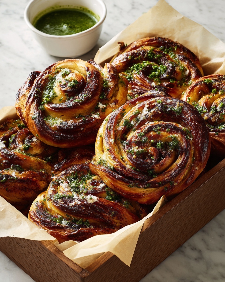 Cheesy Garlic Cruffins Recipe - Recipe Image