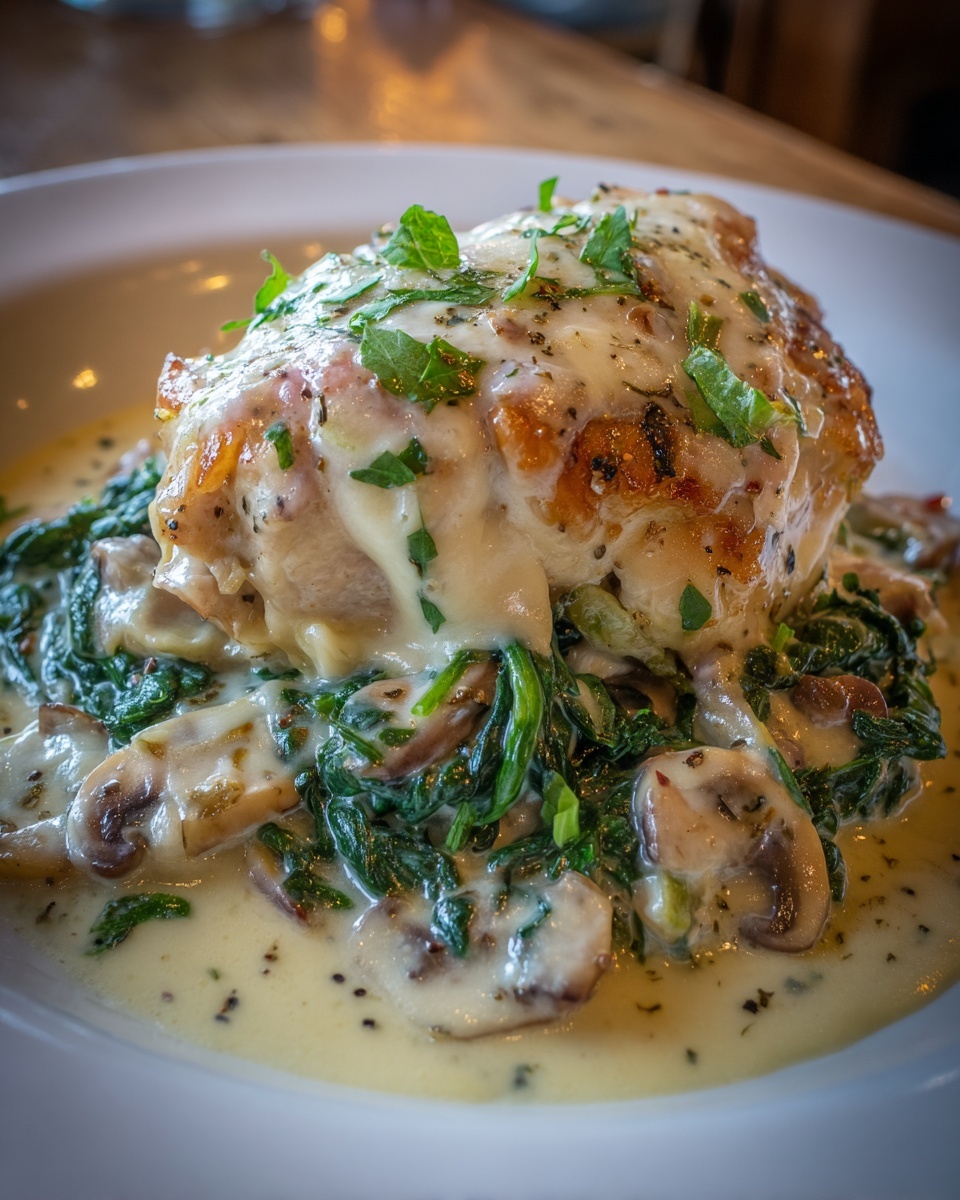 Healthy Mushroom-Stuffed Chicken Breast Recipe - Recipe Image