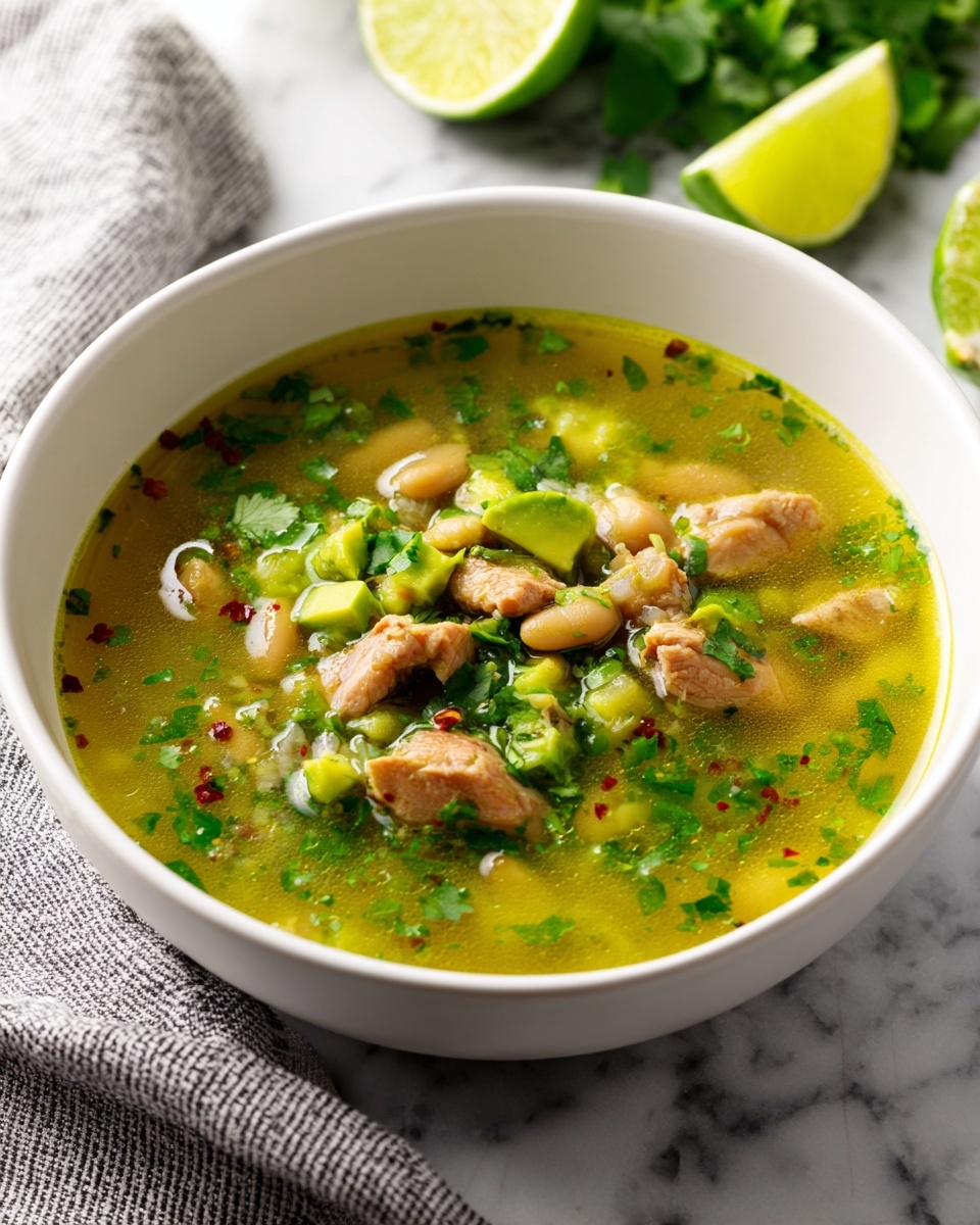 Green Chili Chicken Soup Recipe - Recipe Image