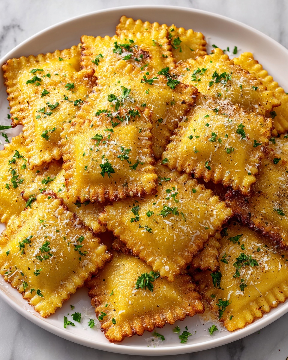 Crispy Air Fryer Million Dollar Ravioli Bites Recipe - Recipe Image