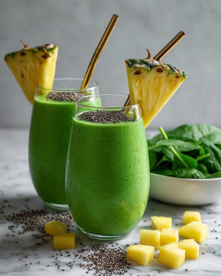 Tropical Green Detox Smoothie Recipe