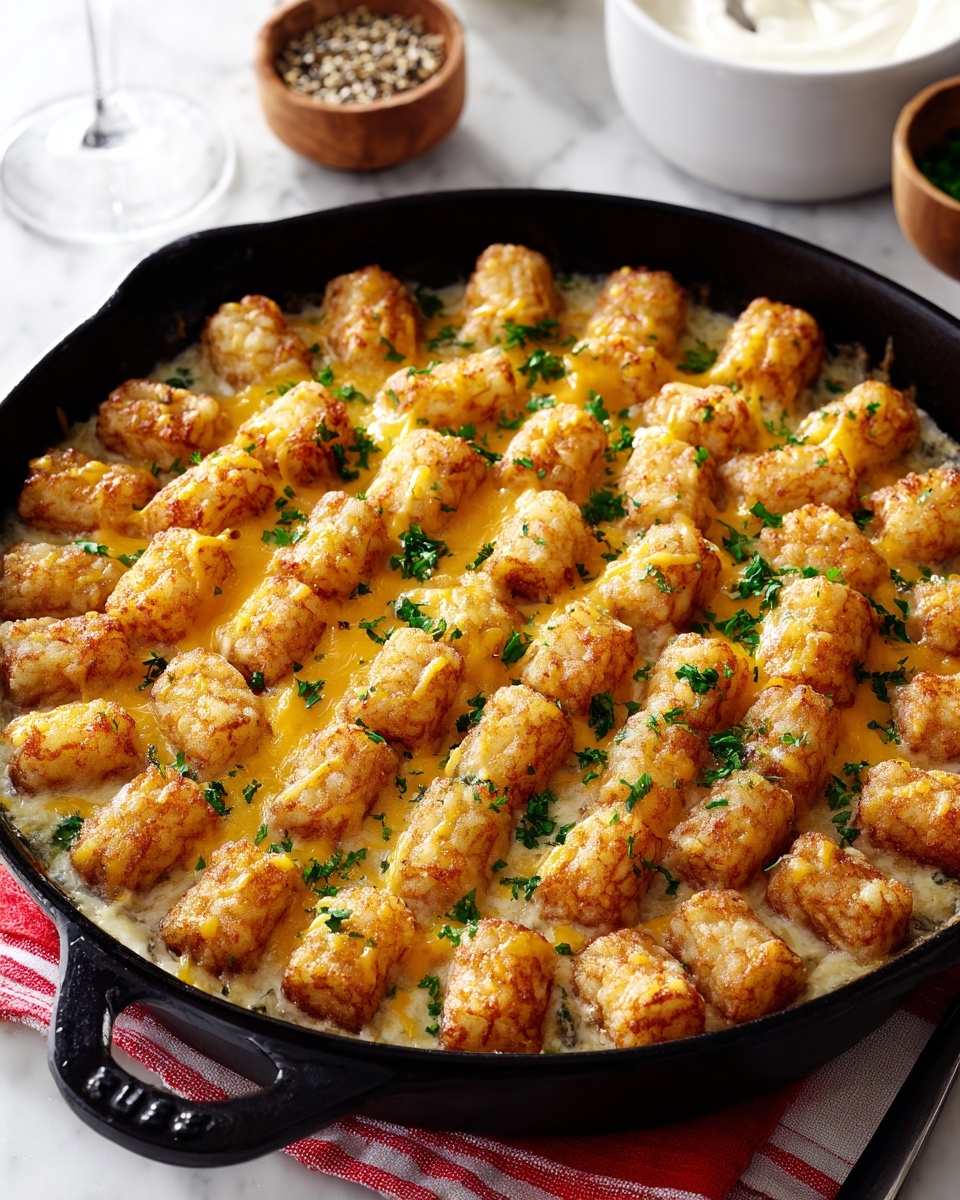Green Bean Casserole with Tater Tots Recipe - Recipe Image