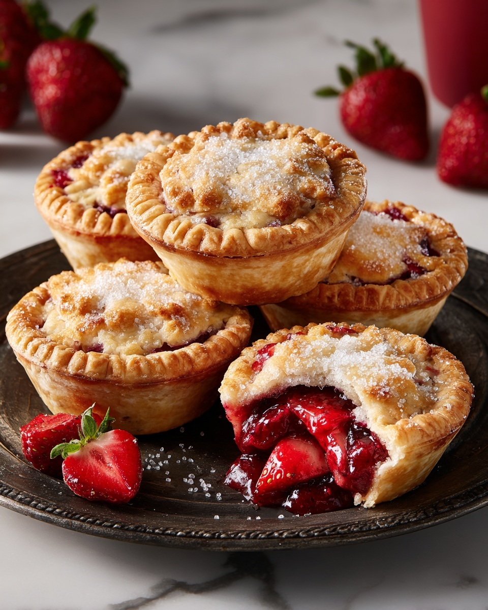 Strawberry Rhubarb Hand Pies Recipe - Recipe Image