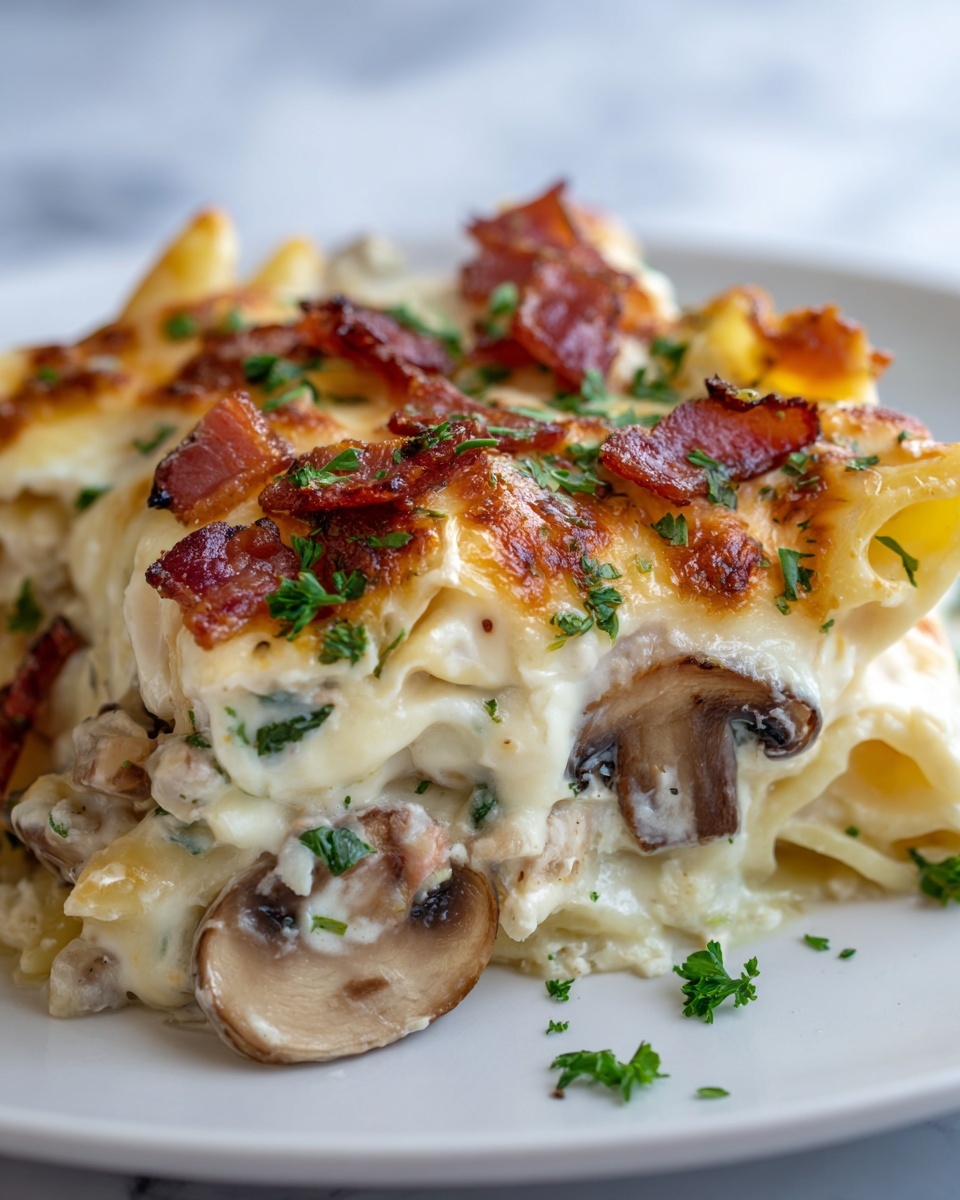 Chicken Alfredo Bake Recipe - Recipe Image