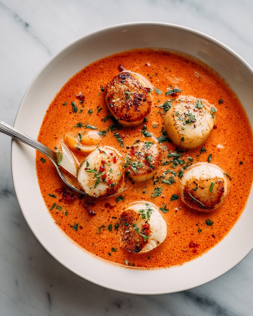 Spicy Coconut Curry Scallops Recipe - Recipe Image