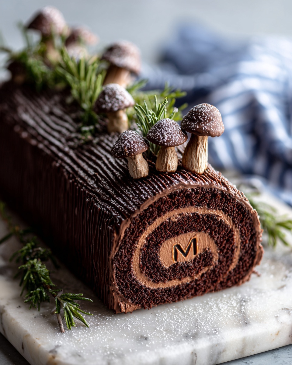 Bûche de Noël (Yule Log) Recipe - Recipe Image