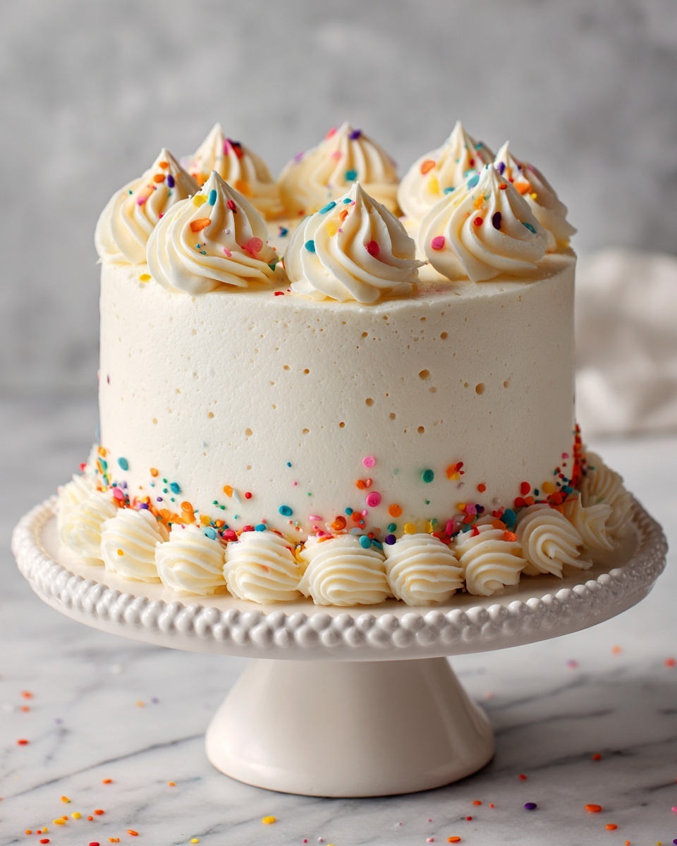 Classic White Cake Recipe - Recipe Image
