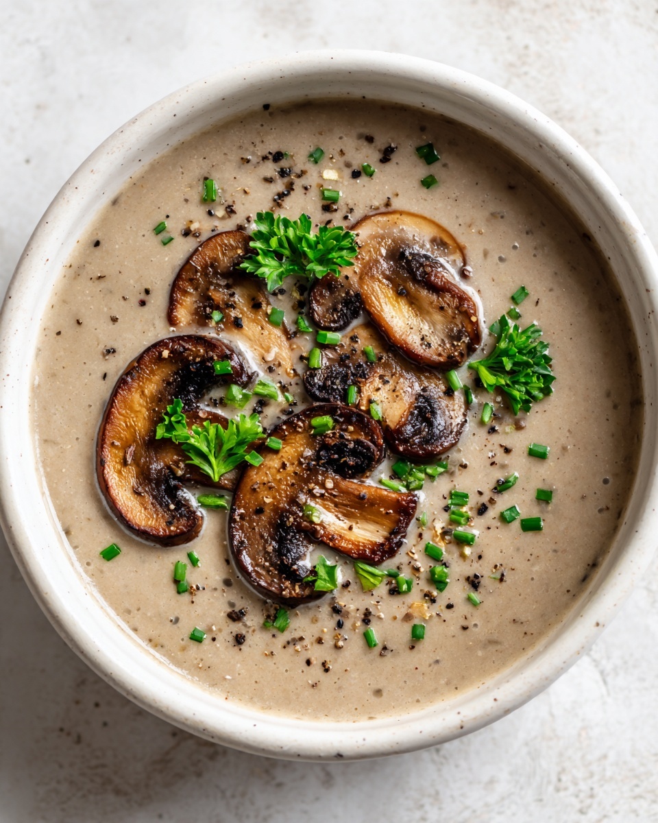 Creamy Mushroom Soup Recipe - Recipe Image