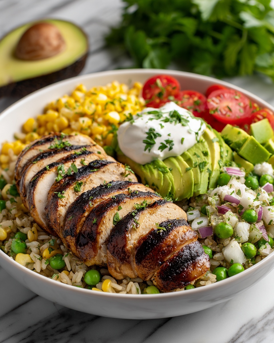 Chicken Burrito Bowl Recipe - Recipe Image