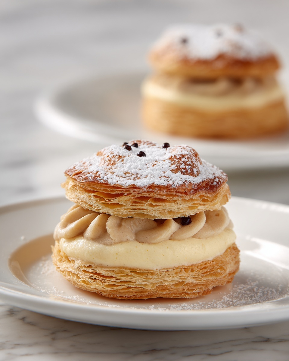 Choux Pastry with Milk Tea Cream Recipe - Recipe Image