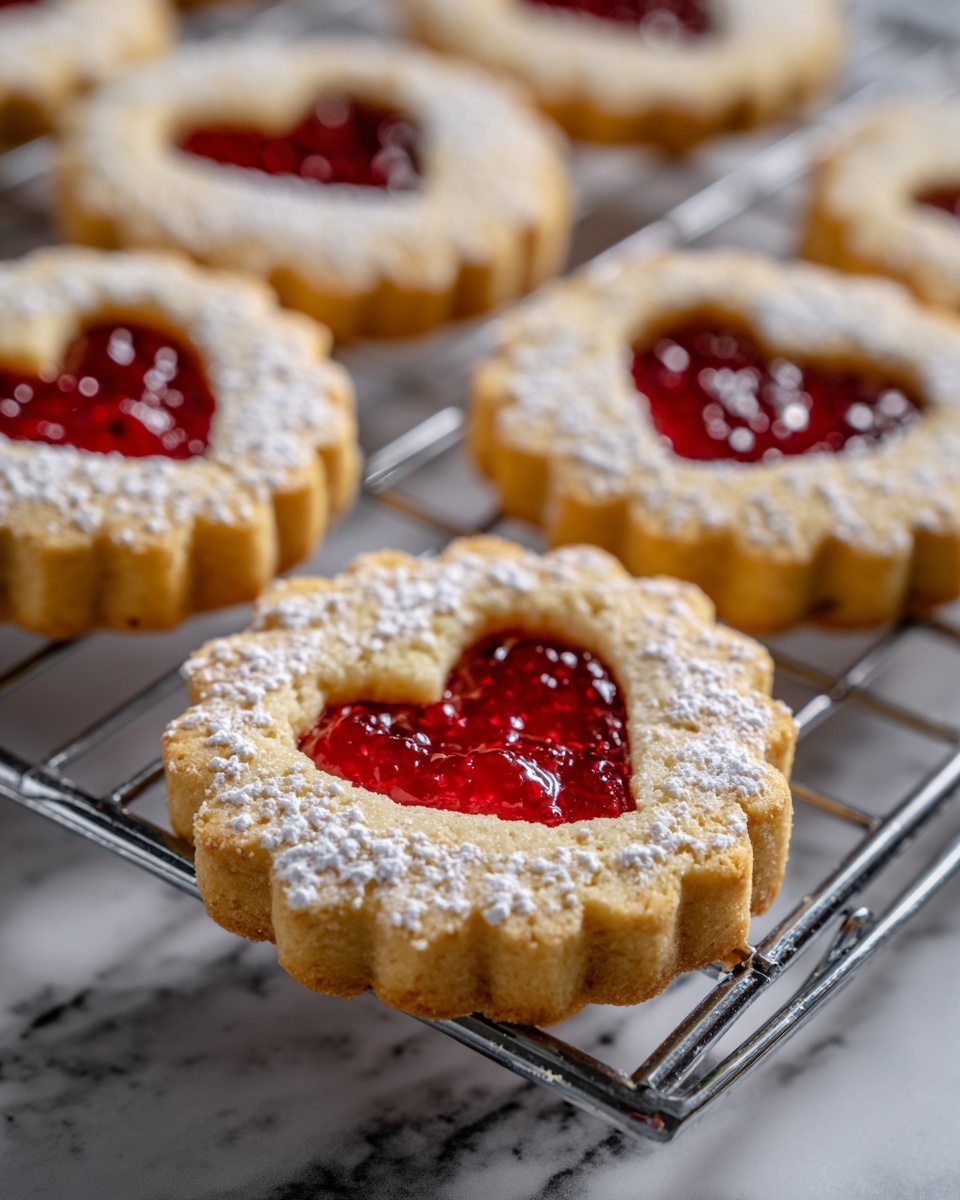 Raspberry Linzer Cookies Recipe - Recipe Image