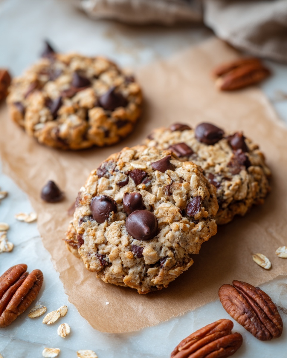 Chocolate Pecan Coconut Cookies Recipe - Recipe Image