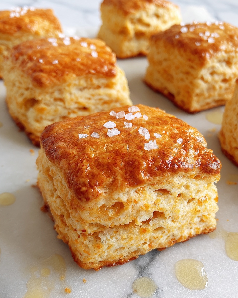 Salted Honey Butter Buttermilk Biscuits Recipe - Recipe Image