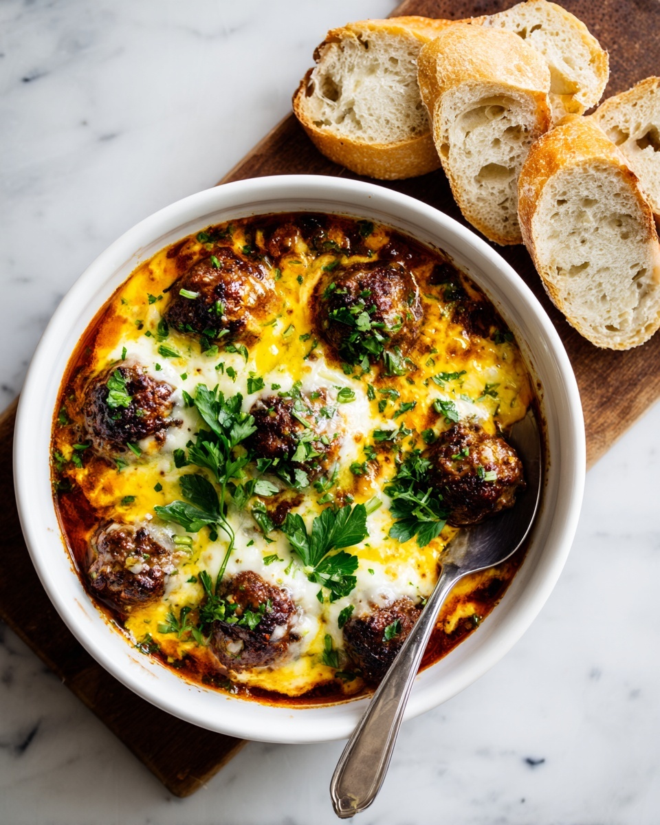 Slow Cooker French Onion Meatballs Recipe - Recipe Image